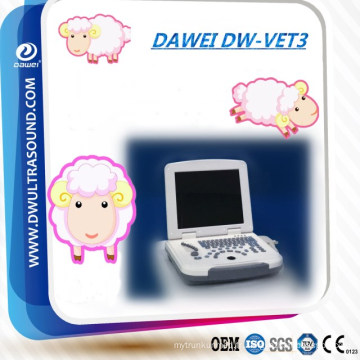 Échographe vétérinaire de vétérinaire d&#39;ultrason de DW-500 ordinateur portable pour l&#39;usage animal